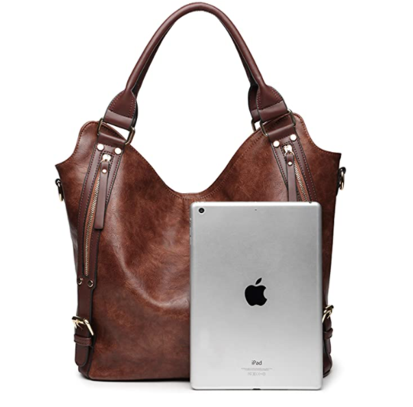 Women Tote Bag Handbags Artificial Leather Fashion Hobo Shoulder Bags with Adjustable Shoulder Strap With Wallet