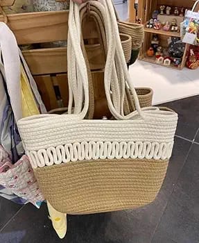 Trendy Straw Large Top Handle Bag For Women
