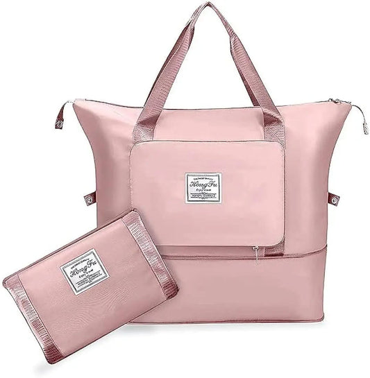 Travel Duffel Bag Shoulder Bag Expandable Folding Travel Bag for Women Girl Waterproof Lightweight Carry Luggage Bag for Travel
