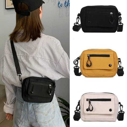 Korean Canvas Mini Student Bag Mobile Phone Shoulder Casual Ladies Handbag