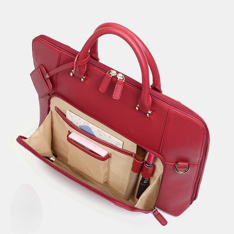 Genuine Leather Women Laptop Handbag For Women