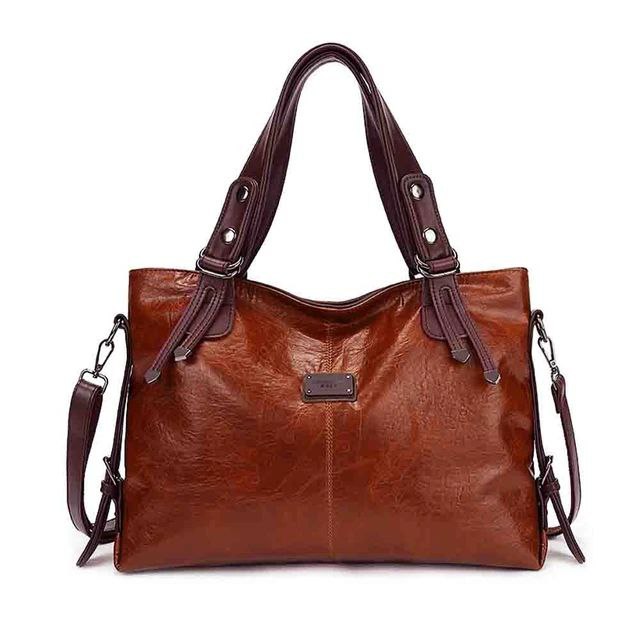 Vintage Women Handbag Large Capacity Soft Tote Handbag – Bag Bazar