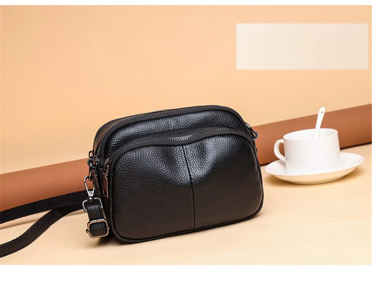 Fashion Solid Color Women’s Bags Casual Women Genuine Vegan Leather Shoulder Bags Luxury Designer Ladies Messenger Bag